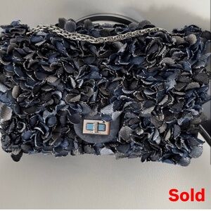 Chanel denim Floral Women's Bag